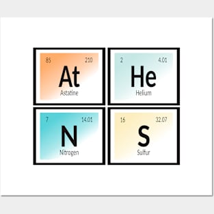 Athens Periodic Table Posters and Art